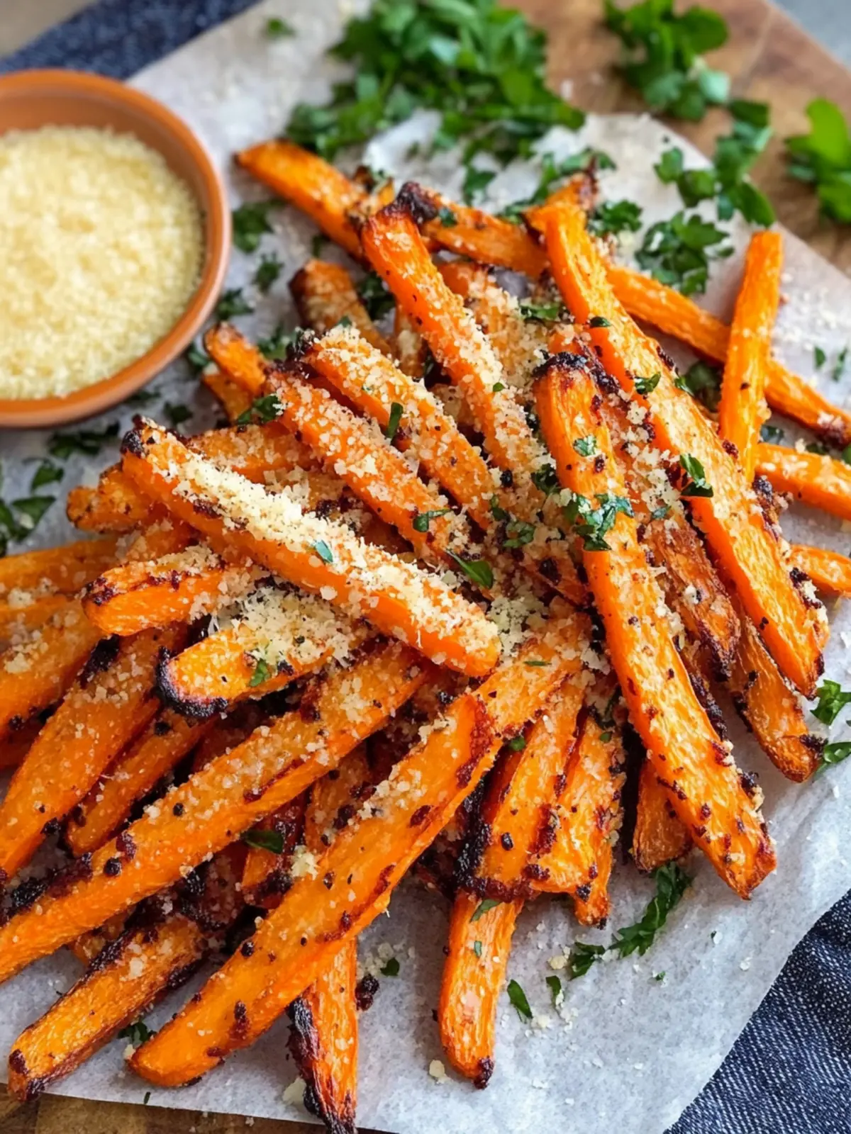 Mouthwatering Parmesan Roasted Carrot Fries You’ll Love 2 Parmesan Roasted Carrot Fries