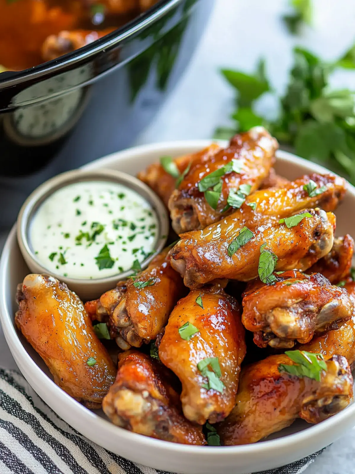 Deliciously Easy Crock Pot Chicken Wings for Game Day Fun 3 Crock Pot Chicken Wings