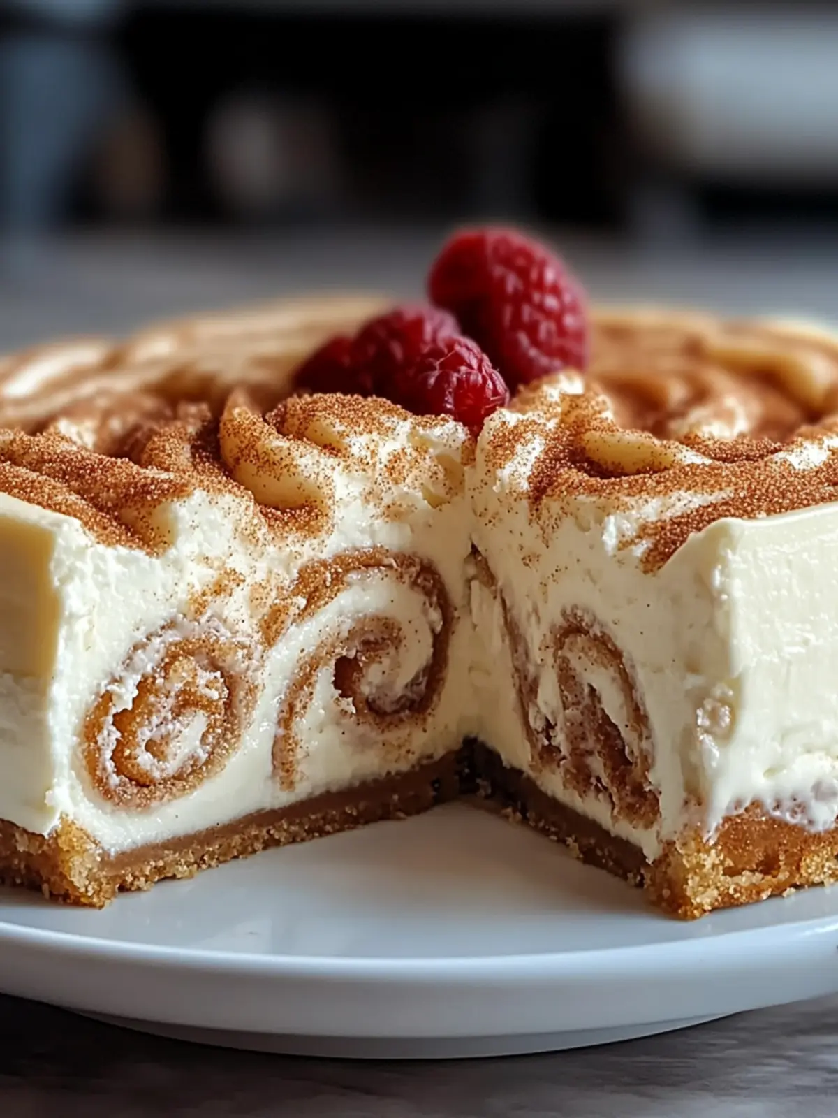 Cinnamon Roll Cheesecake: Your New Favorite Dessert Delight 4 Cinnamon Roll Cheesecake