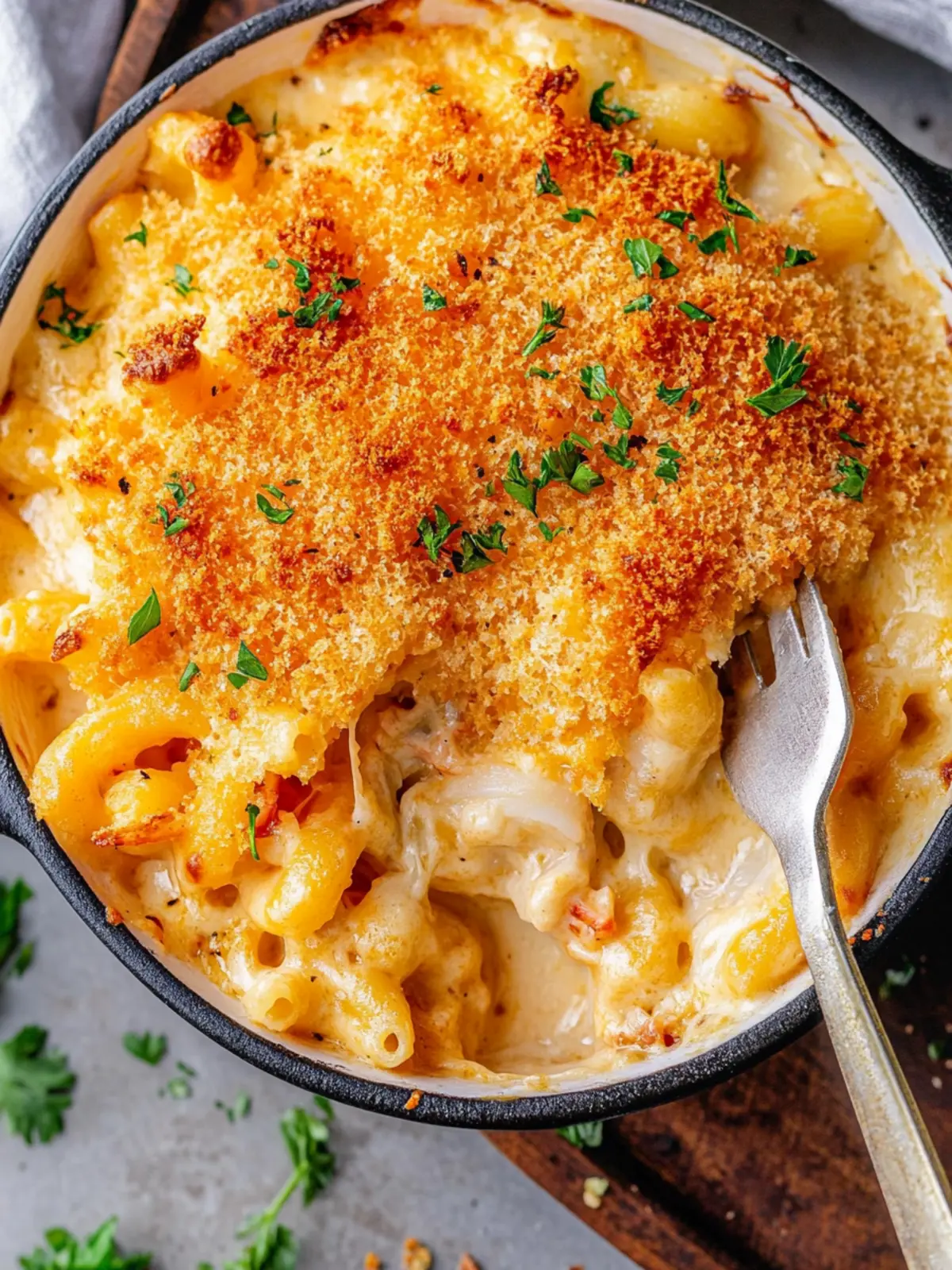 Elevate Comfort: Creamy Crab Macaroni and Cheese Delight 5 Crab Macaroni and Cheese