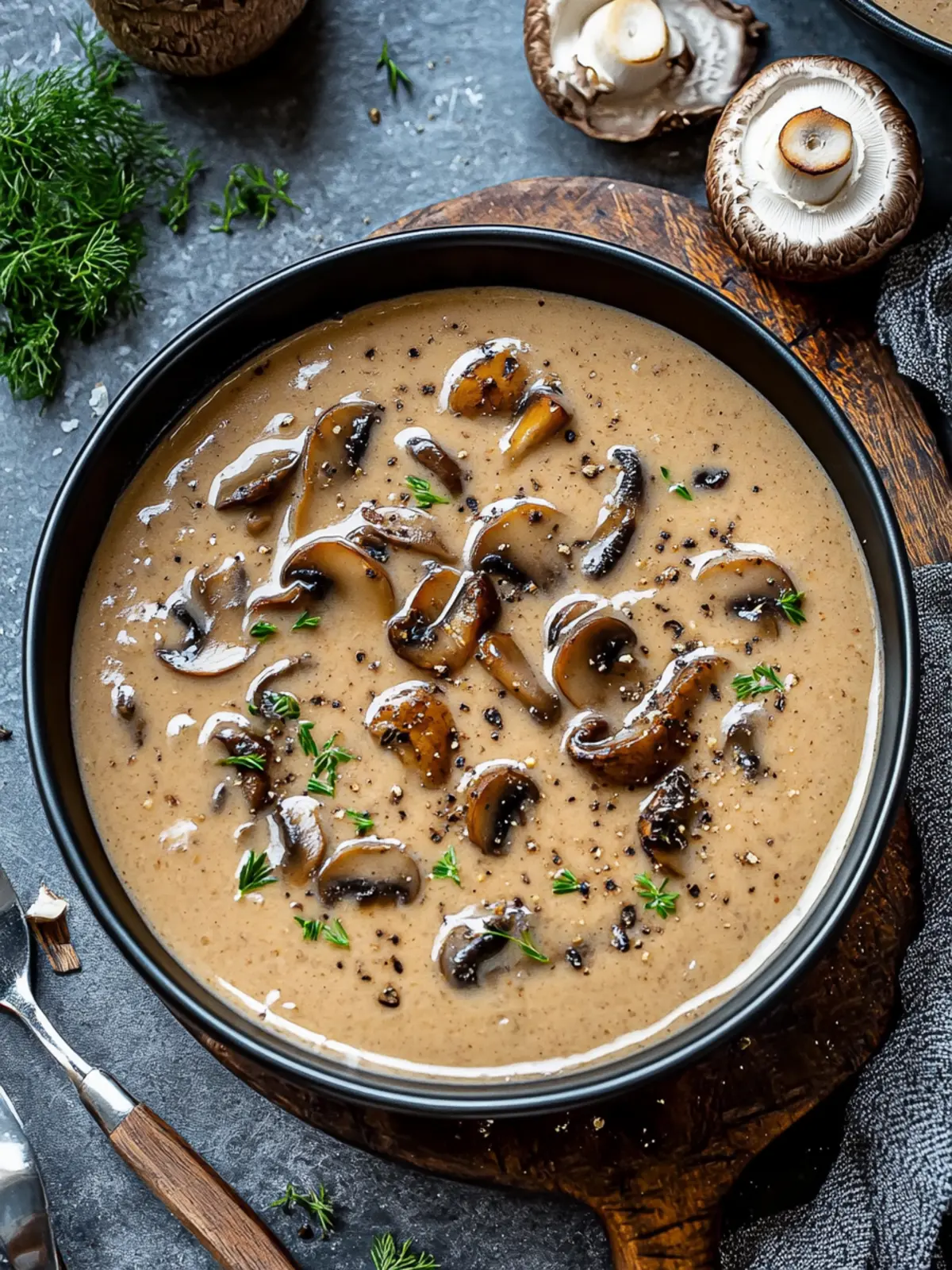 Creamy Hungarian Mushroom Soup: A Cozy Comfort Recipe 4 Creamy Hungarian Mushroom Soup