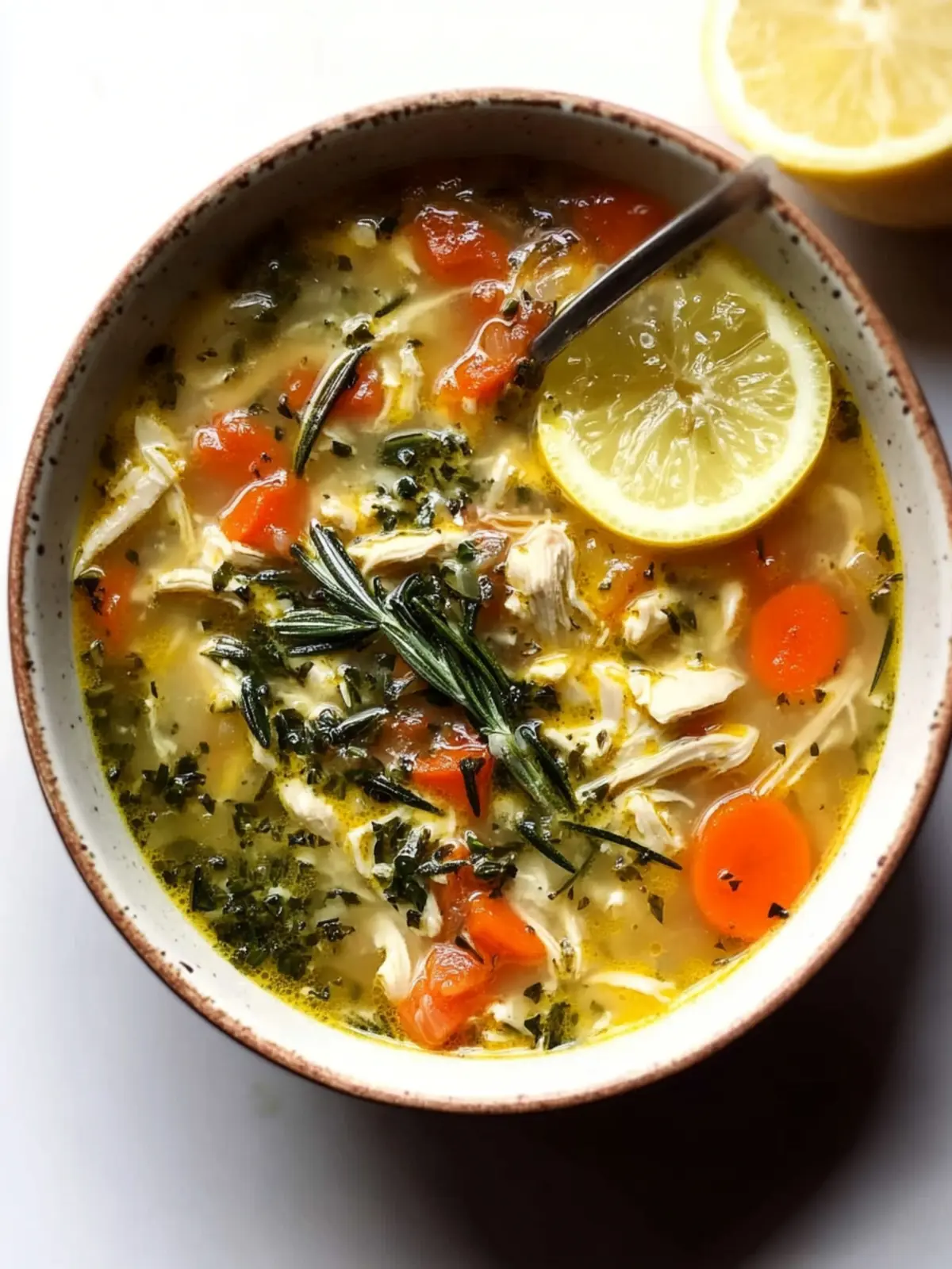 Lemon Rosemary Chicken Soup for Cozy Comfort Food Bliss 4 Lemon Rosemary Chicken Soup