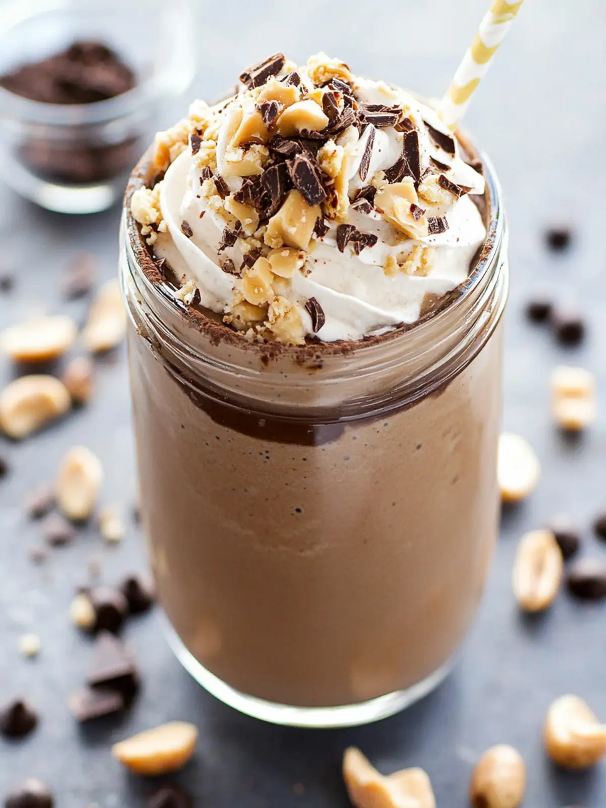 Chocolate Peanut Butter Espresso Smoothie Parfait for Fuel 2 Chocolate Peanut Butter Espresso Smoothie Parfait