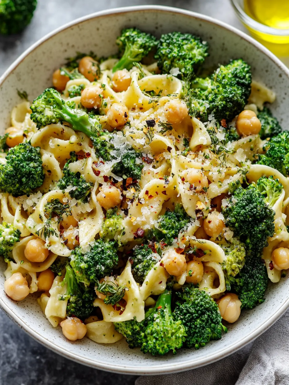 Broccoli Chickpea Pasta with Garlic Olive Oil in Just 30 Minutes 4 Broccoli Chickpea Pasta with Garlic Olive Oil