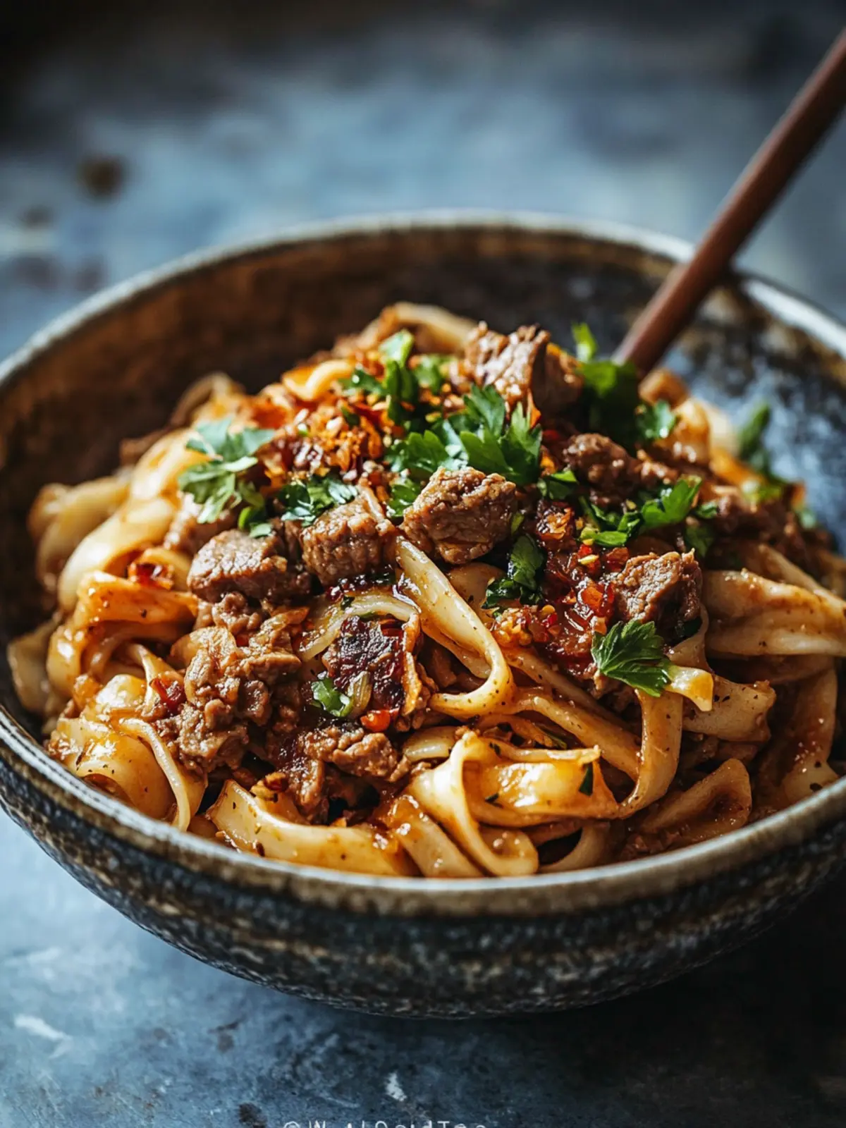 Savor Homemade Cumin Lamb Noodles with Bold Chili Flavor 4 Cumin Lamb Noodles