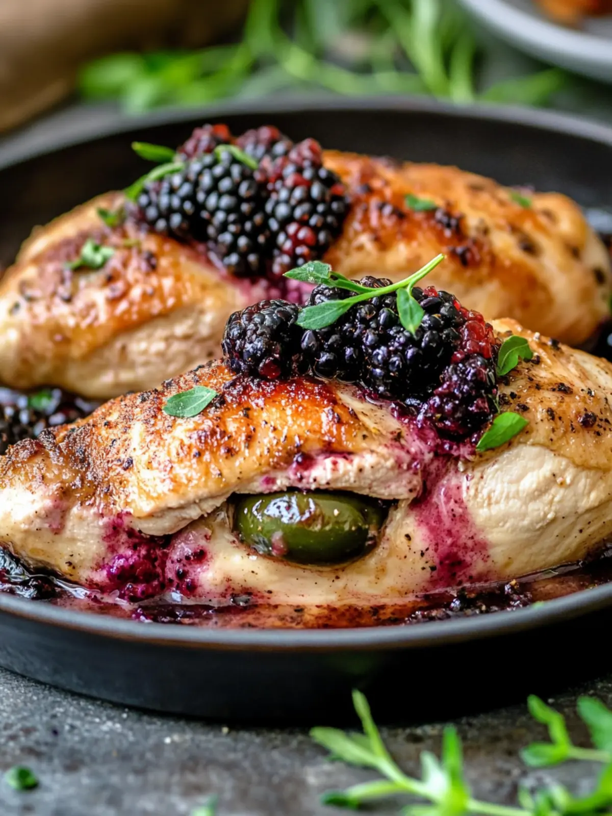 Melty Blackberry Jalapeno Stuffed Chicken for Gourmet Bliss 2 Melty Blackberry Jalapeno Stuffed Chicken