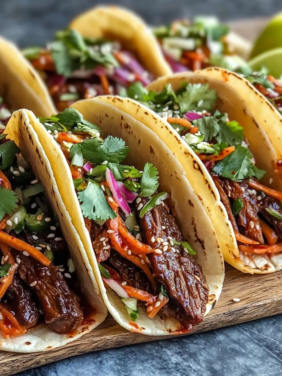 Easy Korean BBQ Beef Short Rib Tacos with Flavorful Kimchi Slaw 2 Korean BBQ Beef Short Rib Tacos Recipe Easy Flavorful Kimchi Slaw