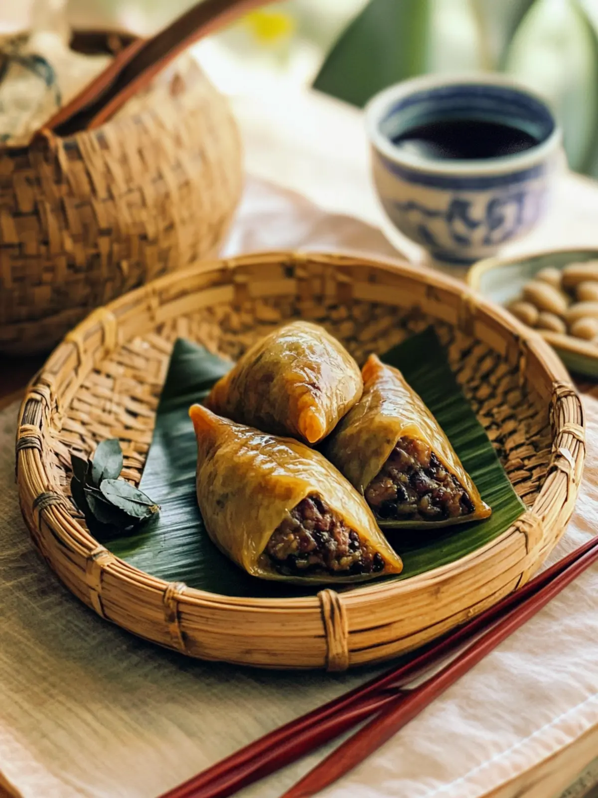 Irresistible Red Bean Zongzi: A Chewy Taste of Tradition 5 Red Bean Zongzi