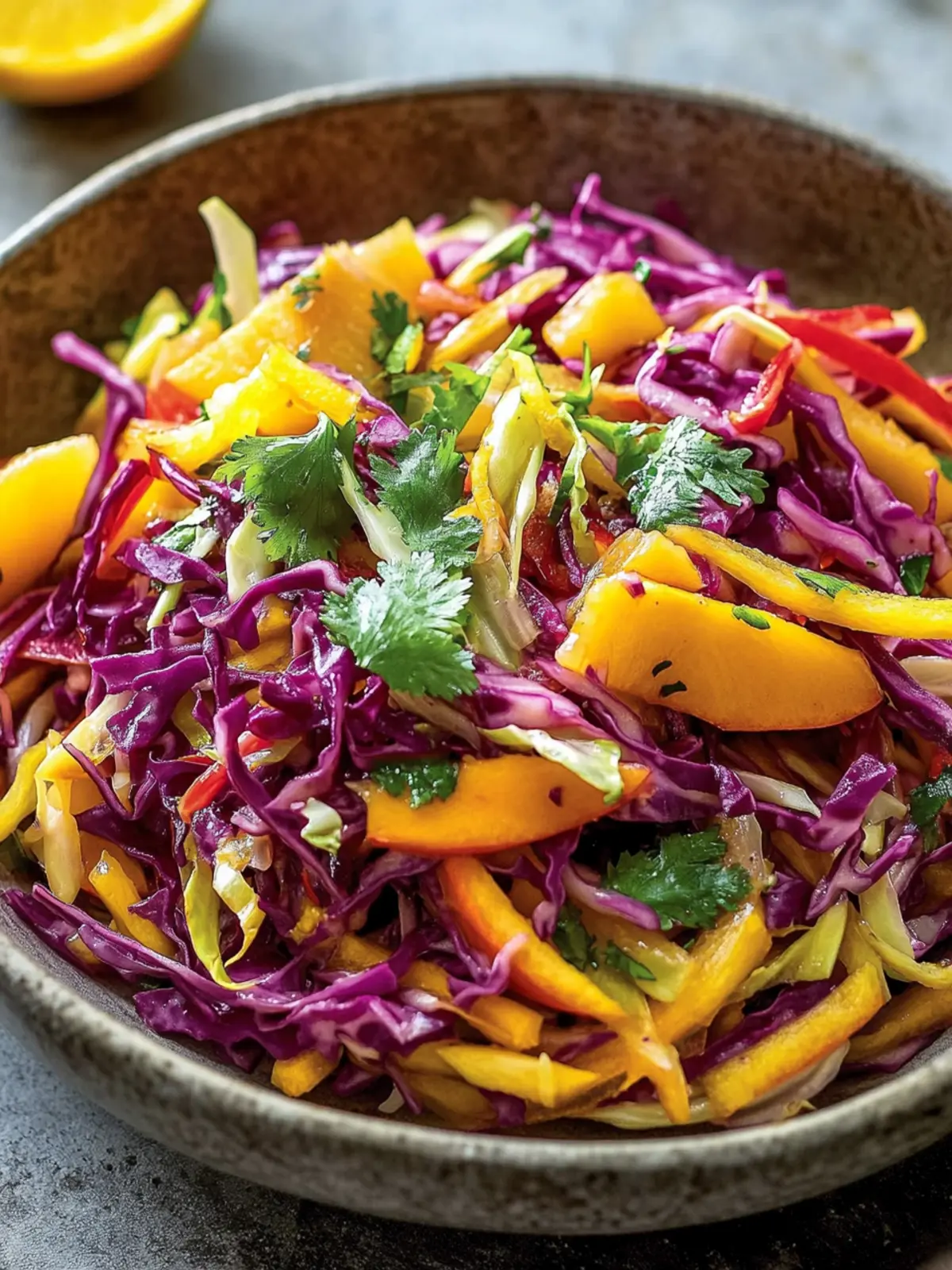 Mango Cabbage Citrus Slaw for Vibrant Summer Gatherings 2 Mango Cabbage Citrus Slaw