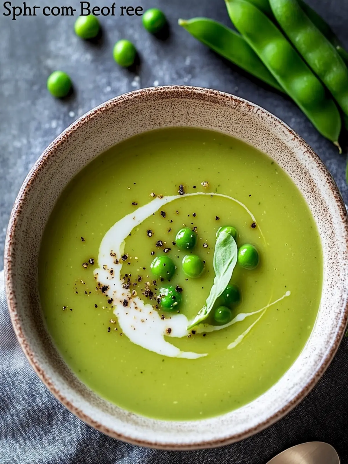 Vibrant Spring Green Pea Soup - Vegan and Gluten Free Delight 3 Spring Green Pea Soup - Vegan and Gluten Free