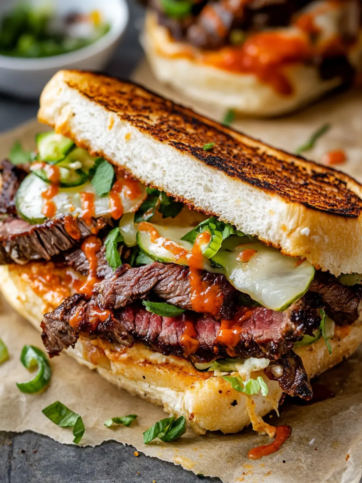 Savory Korean Steak Sandwich: A Delicious Twist on Comfort Food 5 Korean Steak Sandwich