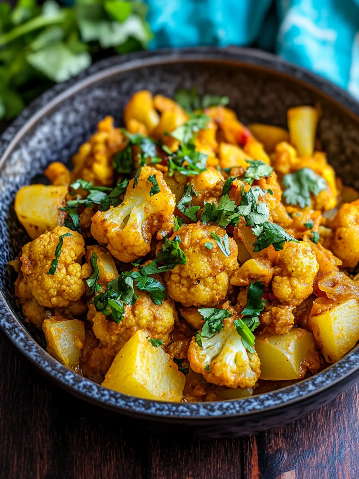 Lighter Aloo Gobi Recipe: Healthy Twist on a Classic Delight 2 Aloo Gobi (Indian Spiced Potatoes and Cauliflower)