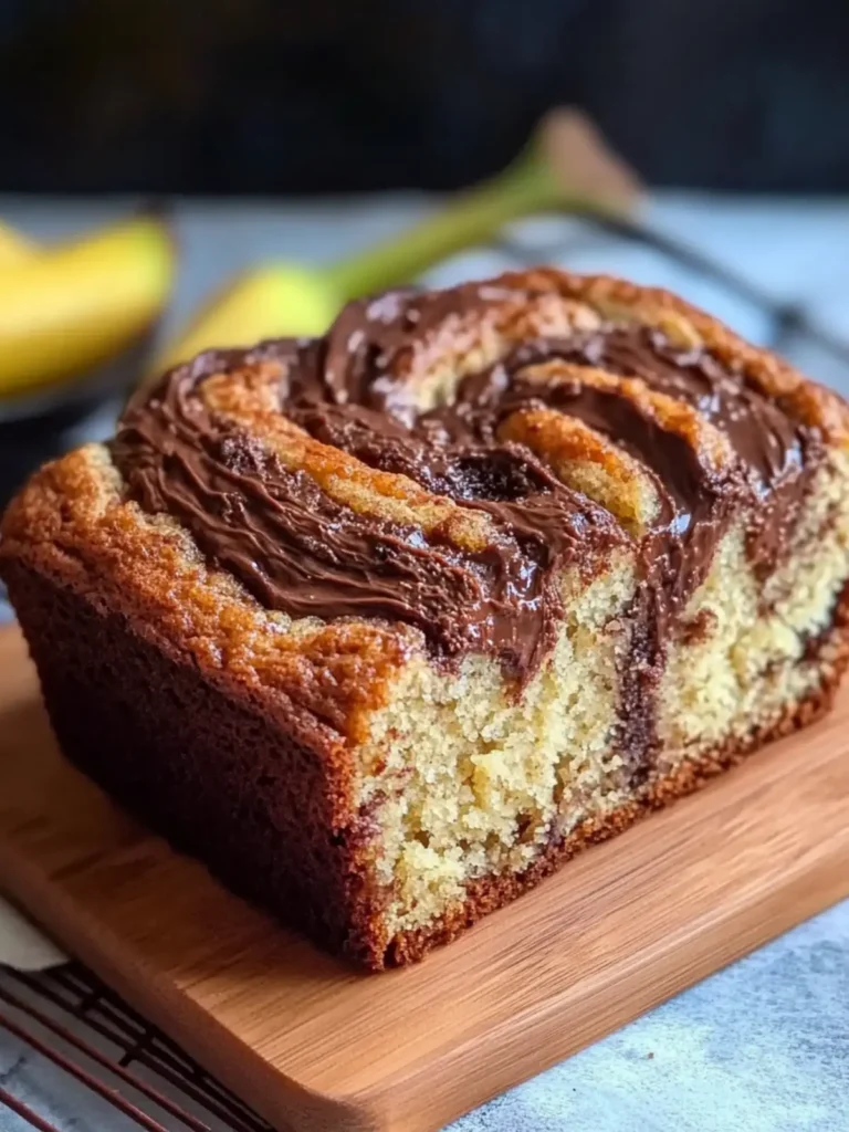 Nutella Swirl Banana Bread