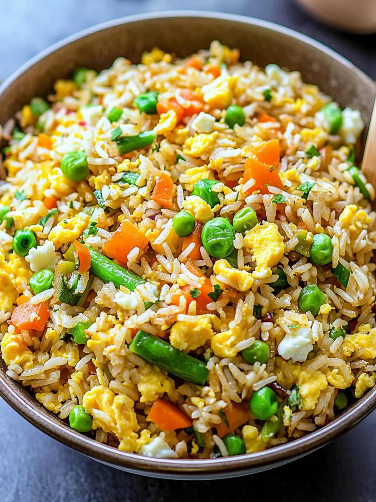 Ultimate Vegetable Fried Rice with Cottage Cheese and Eggs 3 Vegetable Fried Rice (With Cottage Cheese and Eggs)