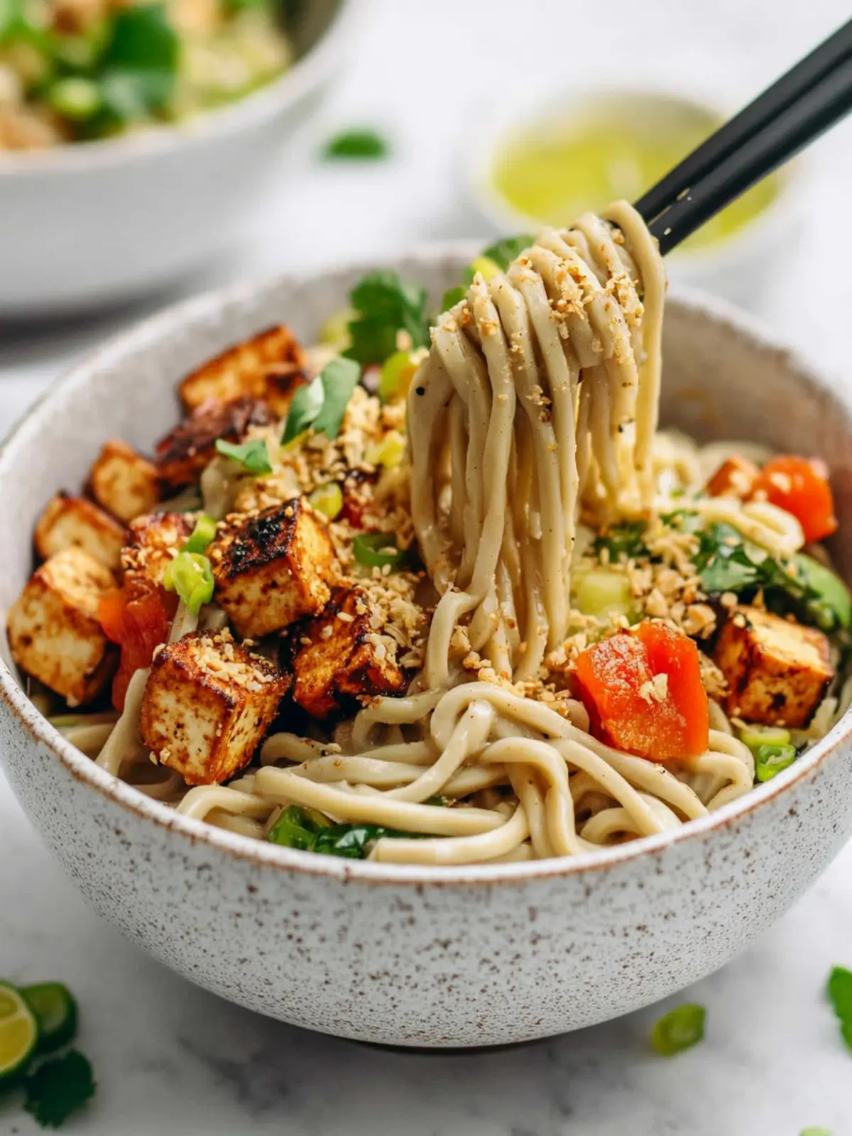Tropical Tofu Noodles: A Vibrant Vegan Delight You'll Adore 4 Tropical Tofu Noodles
