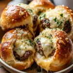 Garlic Parmesan Cheeseburger Bombs for Quick Comfort Food 7 Garlic Parmesan Cheeseburger Bombs