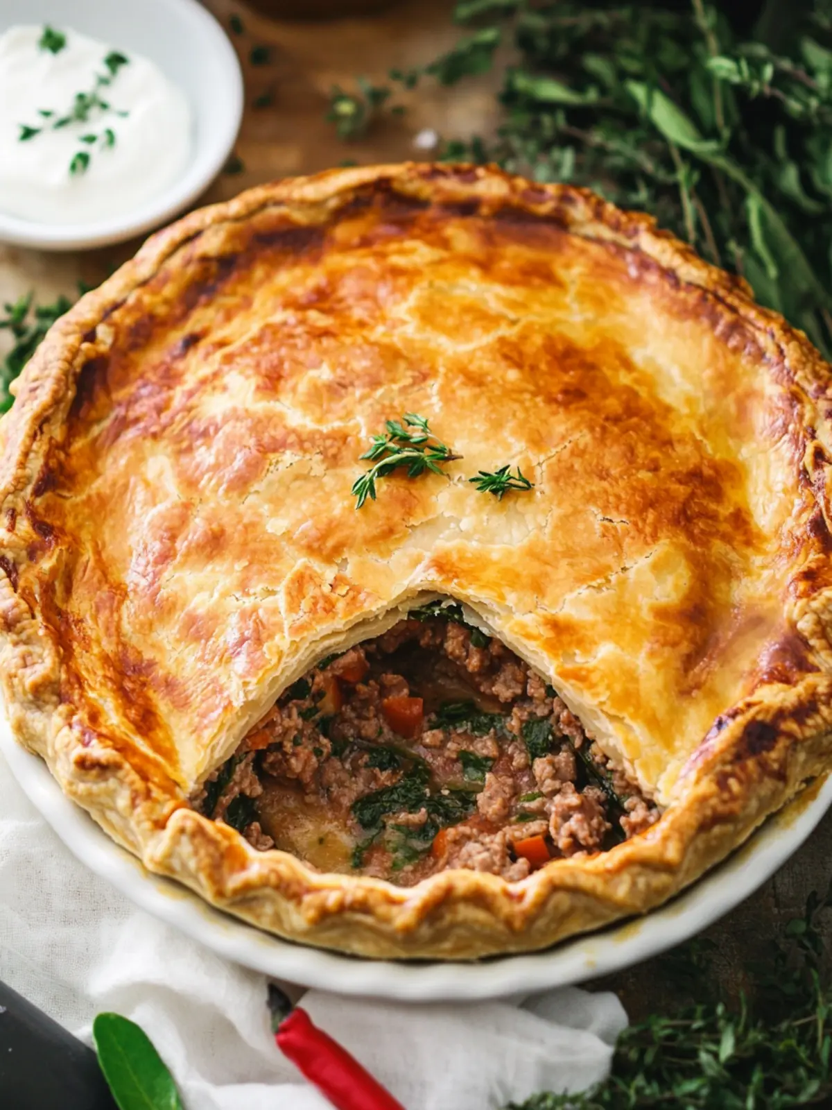 Savory Three Meat Italian Pie: A Flavorful Family Feast 4 Three Meat Italian Pie