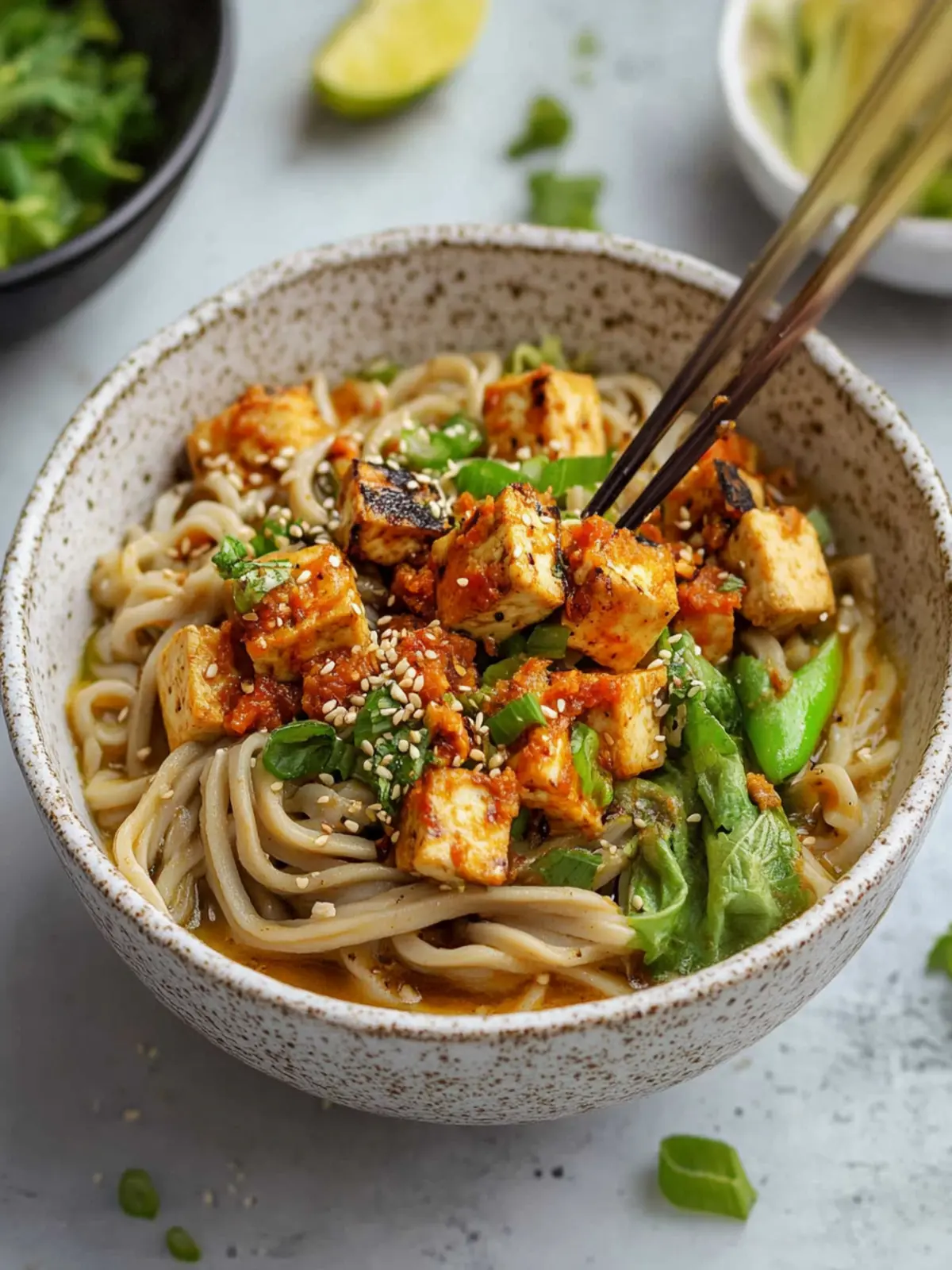 Tropical Tofu Noodles: A Vibrant Vegan Delight You'll Adore 5 Tropical Tofu Noodles