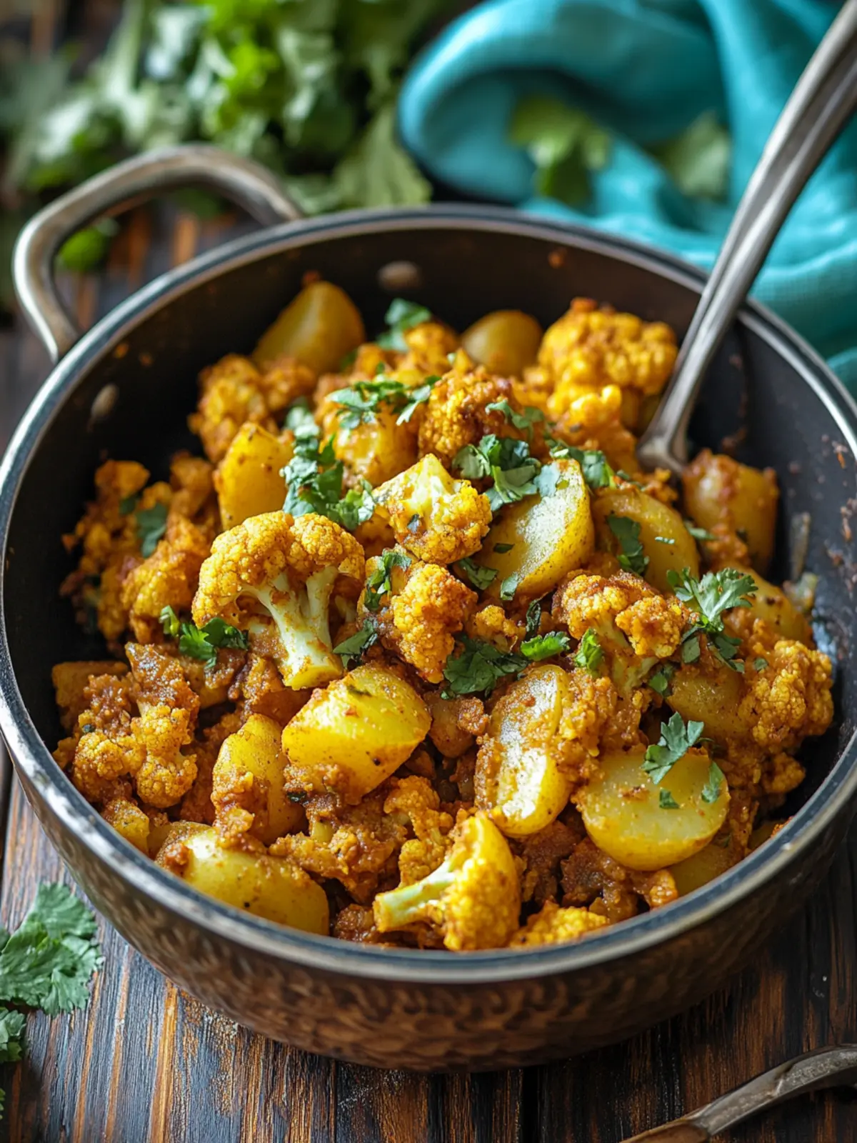 Lighter Aloo Gobi Recipe: Healthy Twist on a Classic Delight 5 Aloo Gobi (Indian Spiced Potatoes and Cauliflower)
