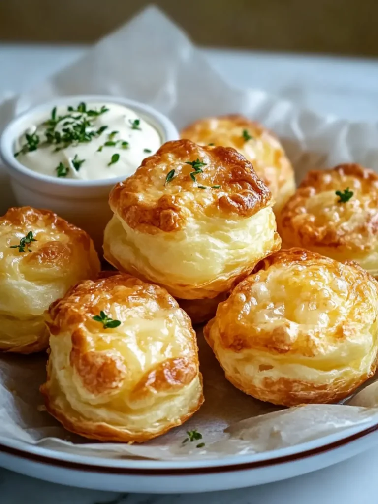 Creamy Potato Puffs with Cheese