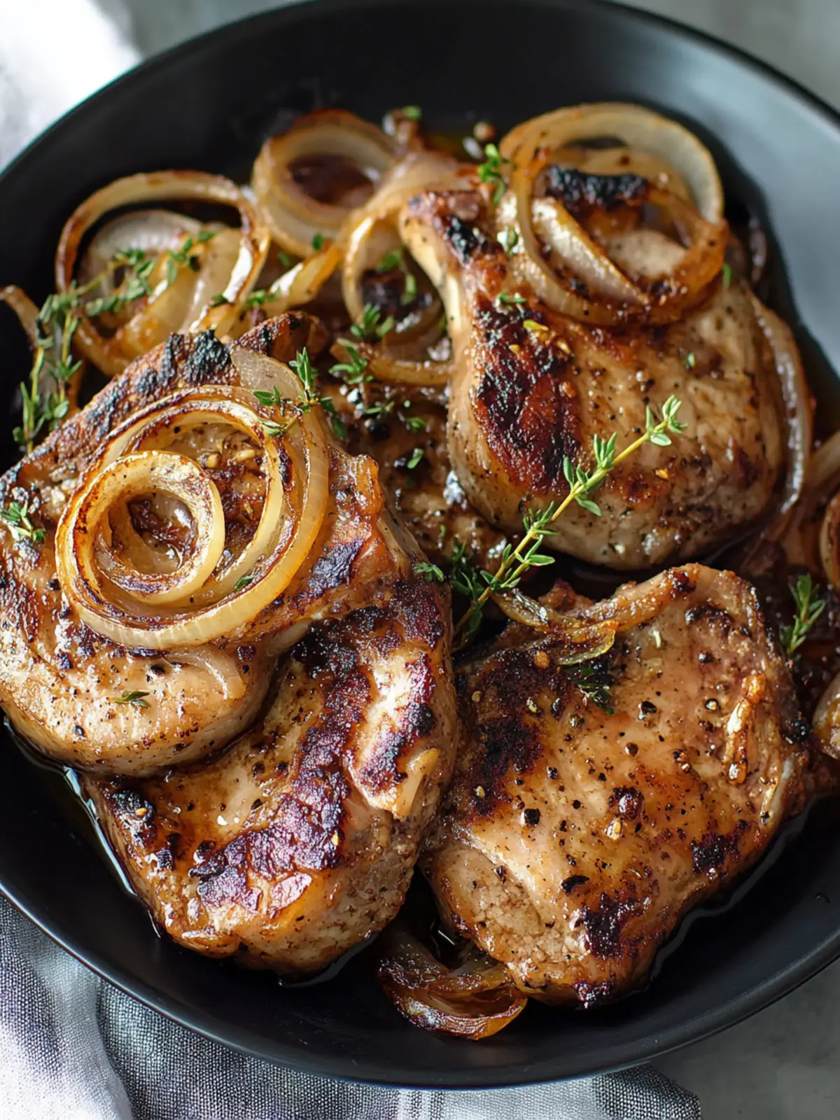 Savory Pork Chops with Onions for a Comforting Weeknight Dinner 5 Pork Chops with Onions