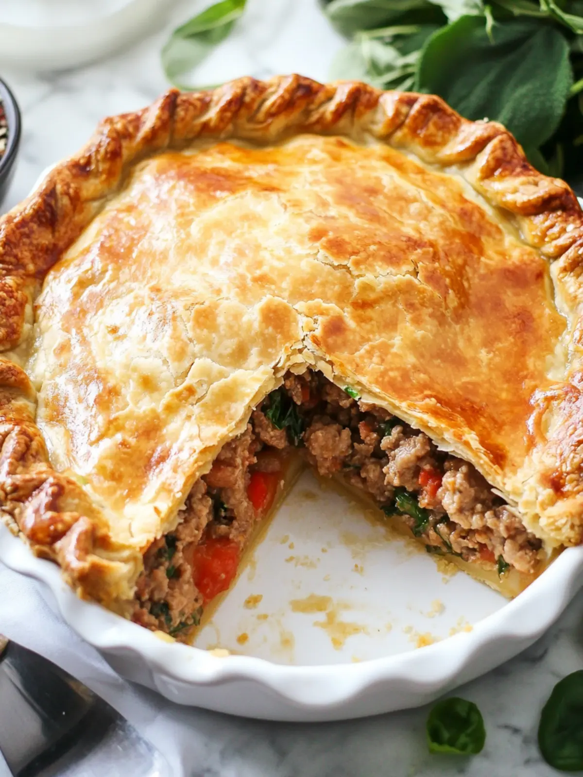Savory Three Meat Italian Pie: A Flavorful Family Feast 2 Three Meat Italian Pie