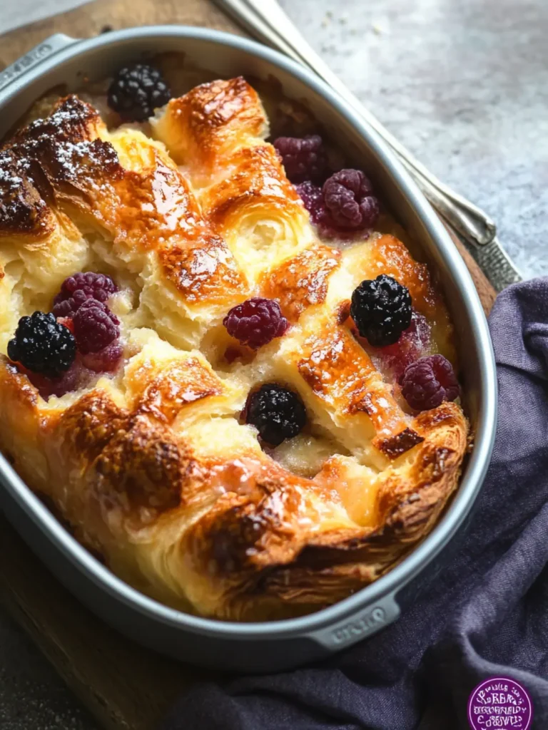 Croissant Bread Pudding