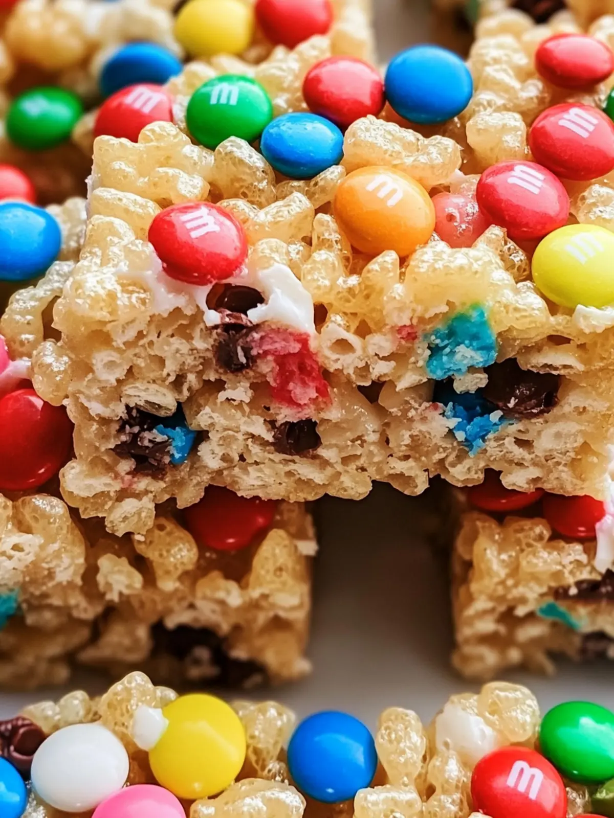 Loaded M&M Rice Krispie Treats for Ultimate Sweet Cravings 3 Loaded M&M Rice Krispie Treats