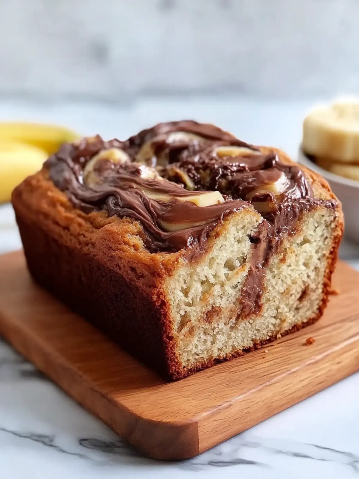 Heavenly Nutella Swirl Banana Bread: Your New Favorite Treat 3 Nutella Swirl Banana Bread
