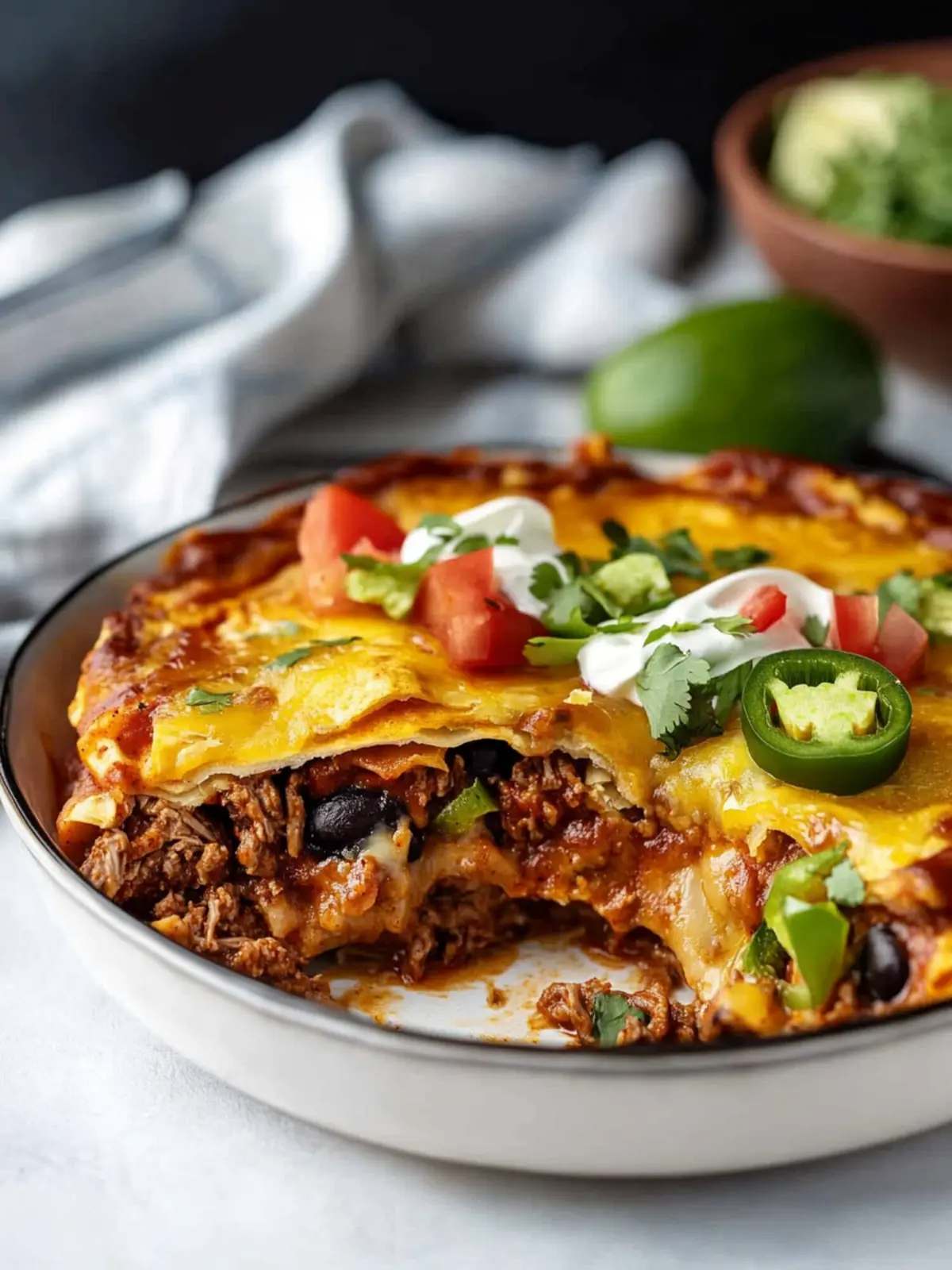 Savor Every Bite of Beef Enchilada Pie Bliss at Home 5 Beef Enchilada Pie