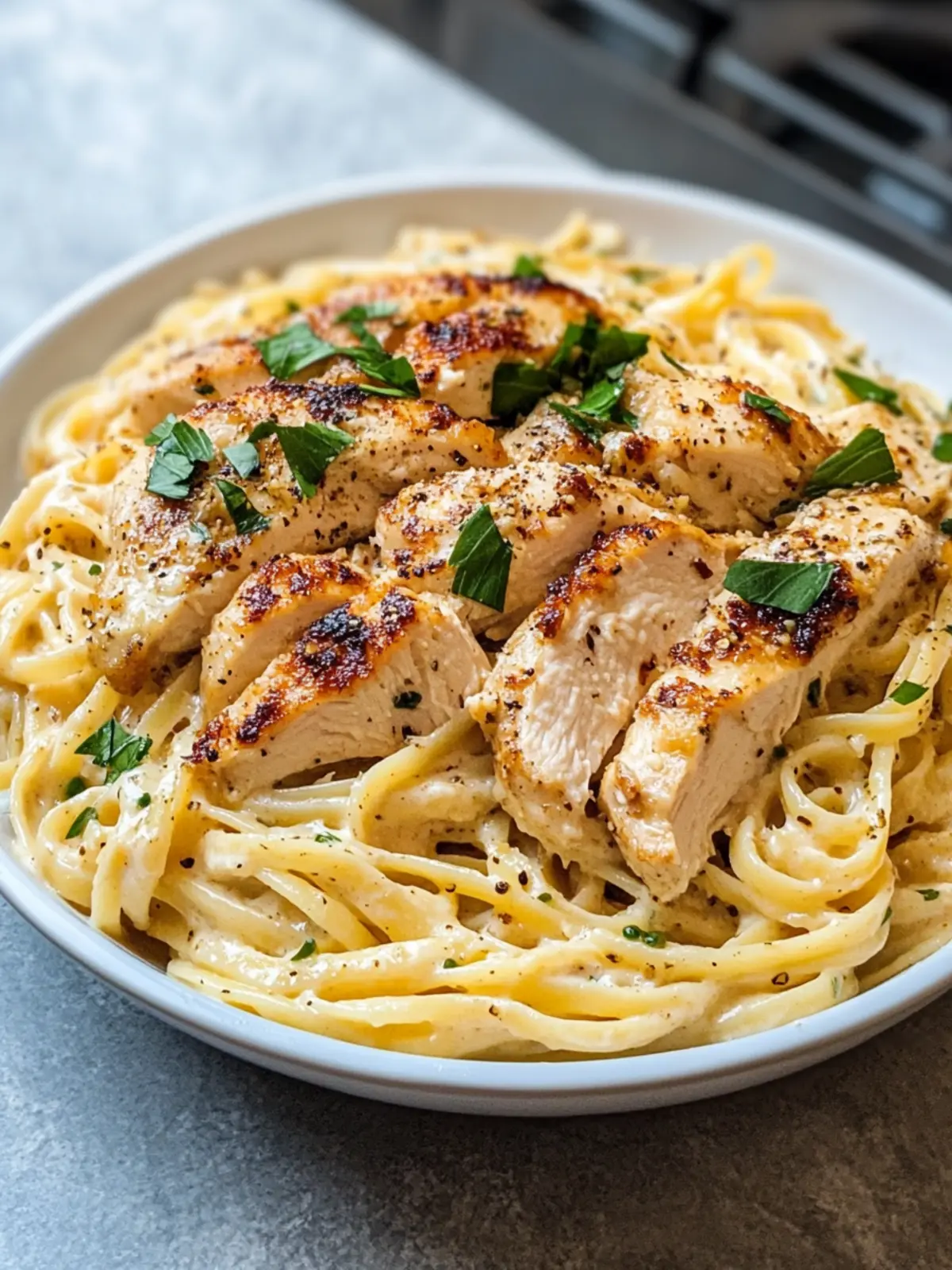 Skillet Creamy Chicken Linguine: Dinner Made Deliciously Easy 4 Skillet Creamy Chicken Linguine