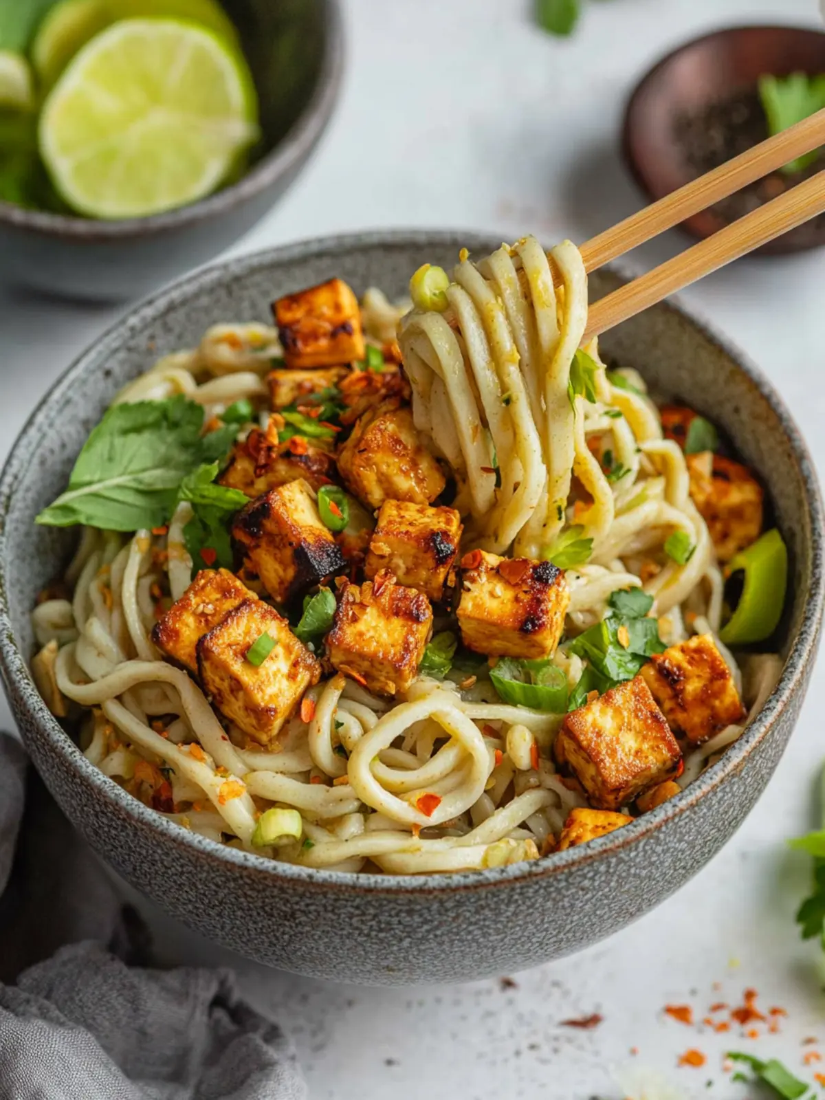 Tropical Tofu Noodles: A Vibrant Vegan Delight You'll Adore 2 Tropical Tofu Noodles